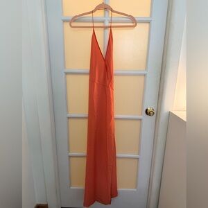 Diane Von Furstenberg Coral Wrap Silk Dress